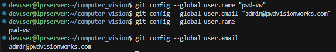 Git config