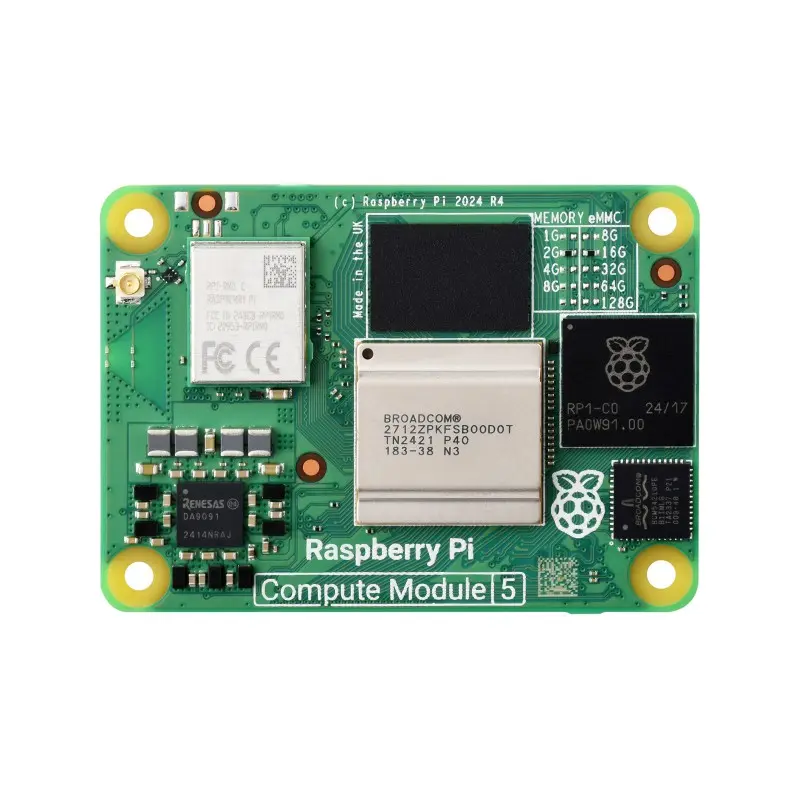 [CM5002000] Raspberry Pi Compute Module 5 Lite (CM5) – ประสิทธิภาพระดับเรือธง สำหรับงานปรับแต่งขั้นสูง